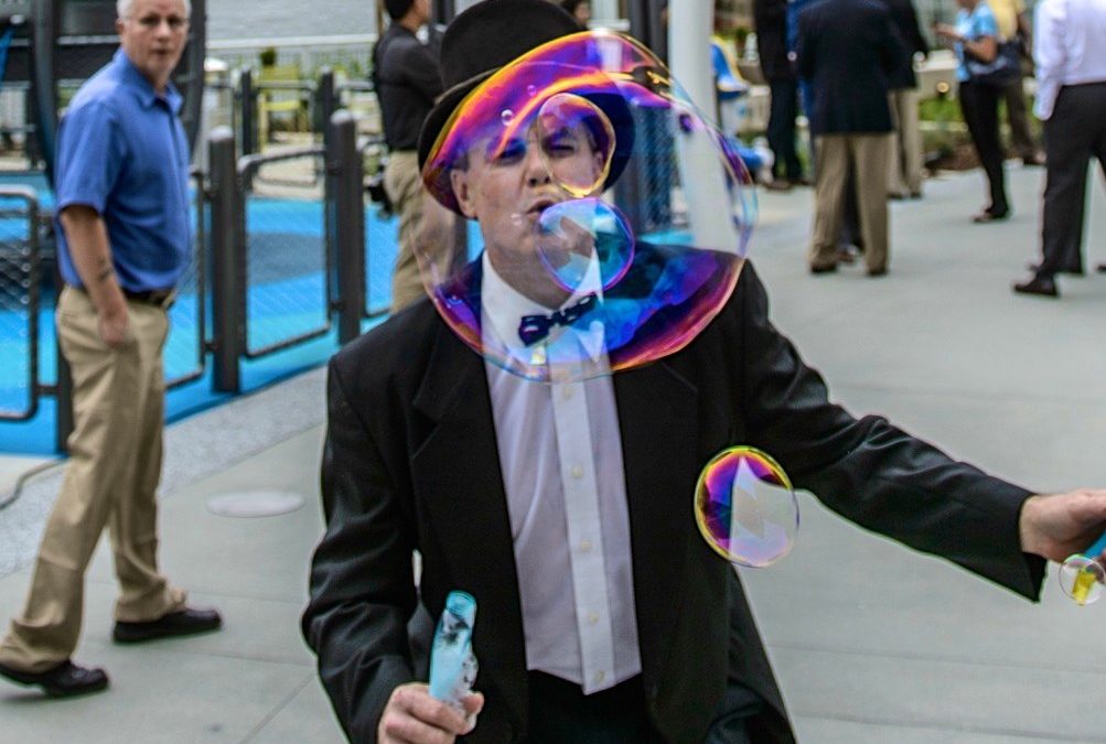 Steve Performing Outdoors