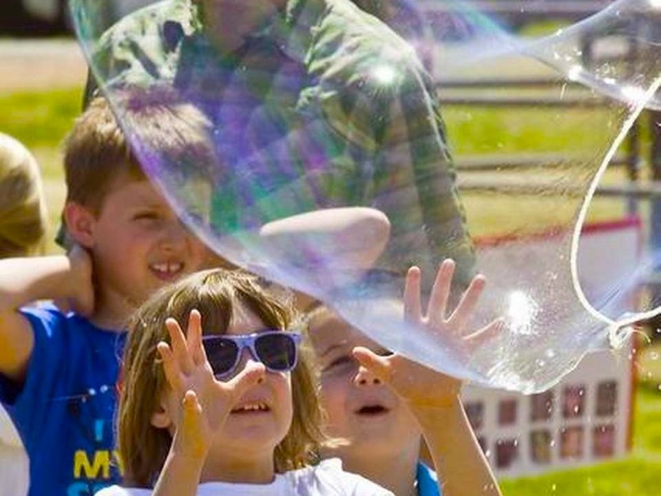Kids Love Steve's Outdoor Bubbles