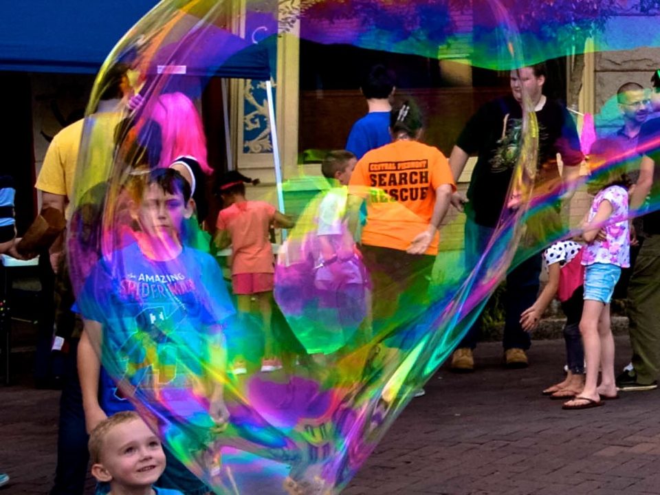 Kids Love Steve's Outdoor Bubbles