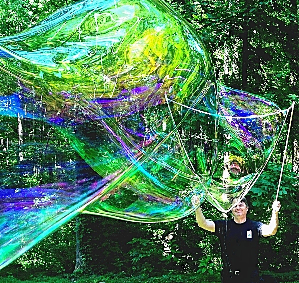 Steve Performing Outdoors