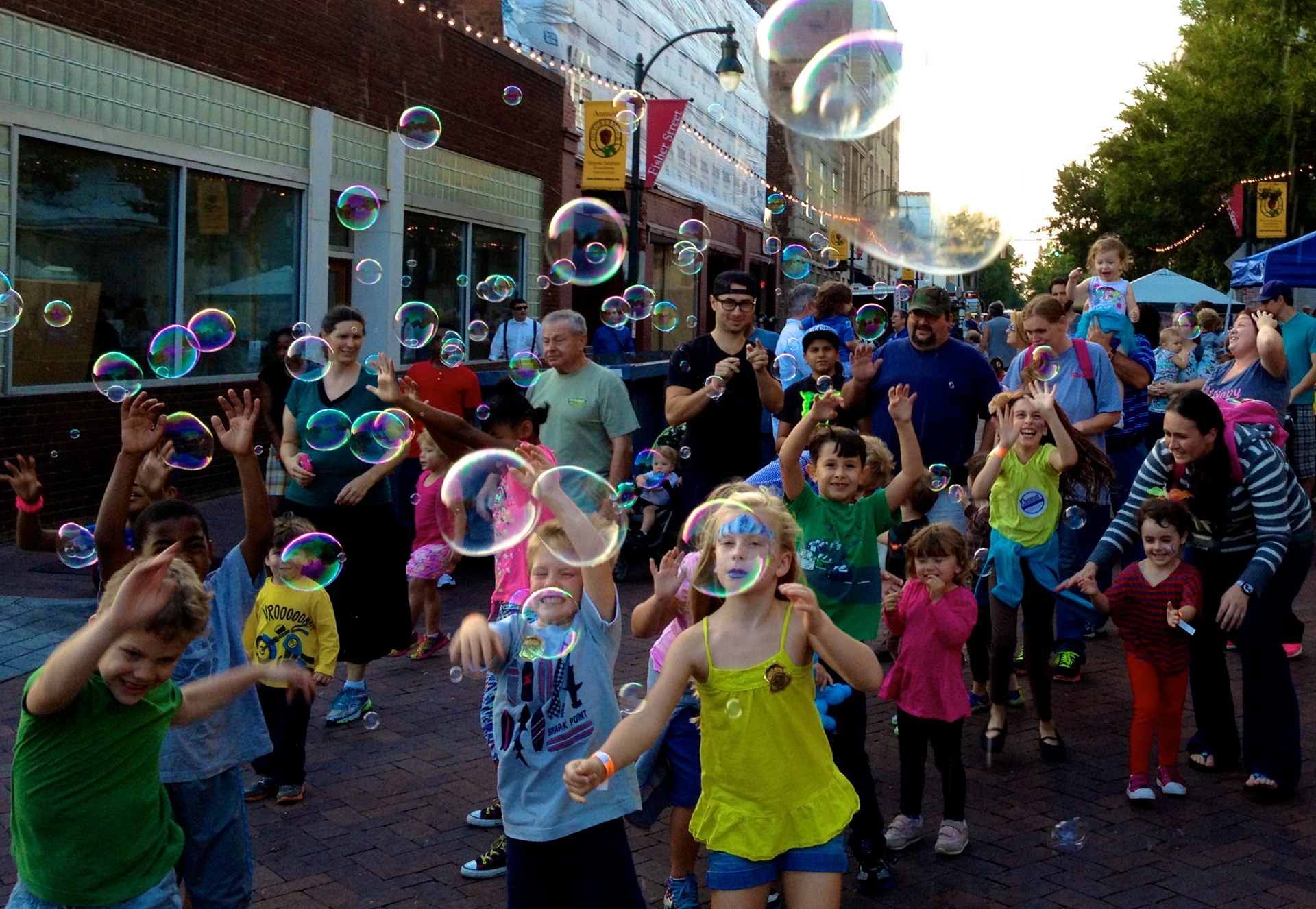 Kids Love Steve's Outdoor Bubbles