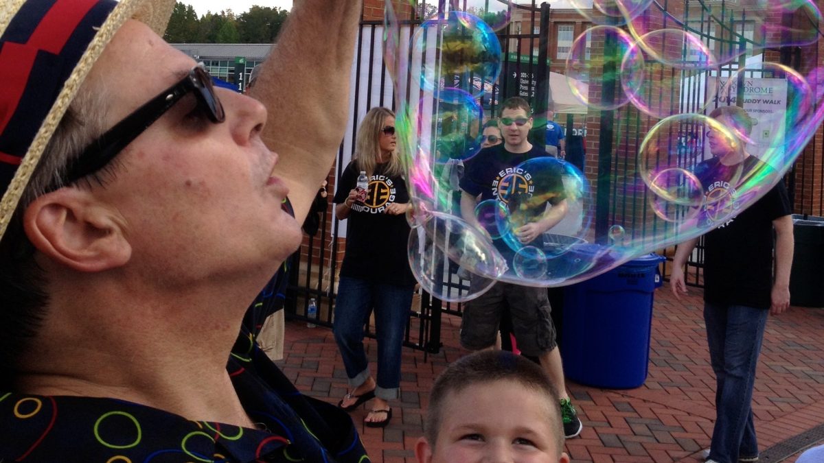 Kids Love Steve's Outdoor Bubbles