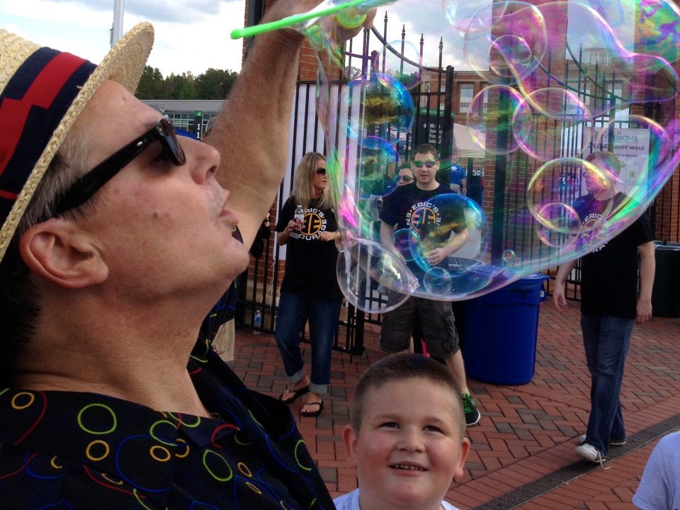 Kids Love Steve's Outdoor Bubbles