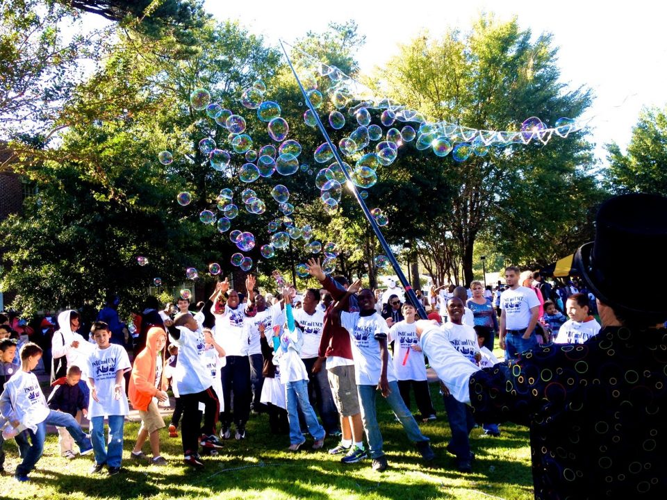 Kids Love Steve's Outdoor Bubbles