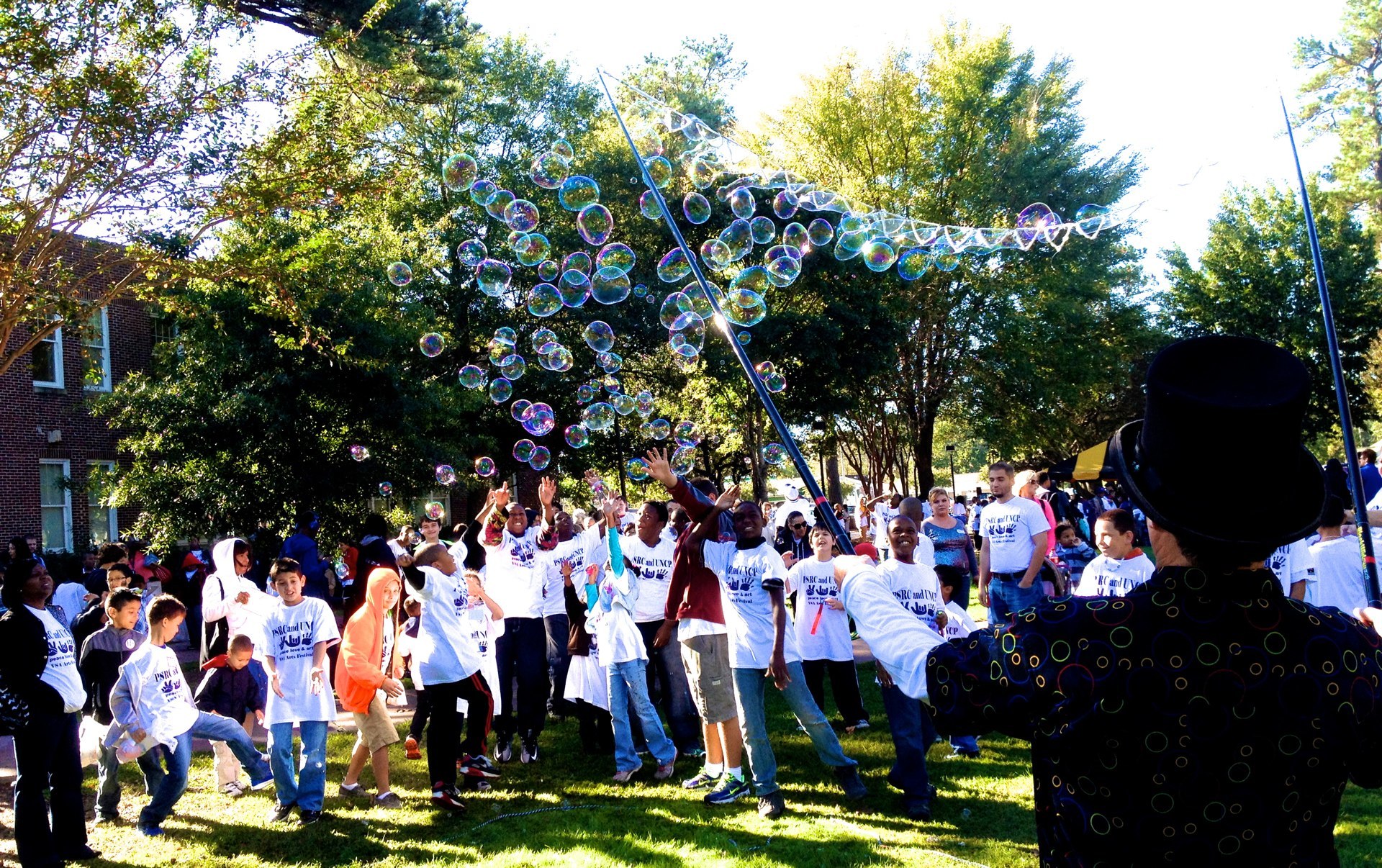 Kids Love Steve's Outdoor Bubbles