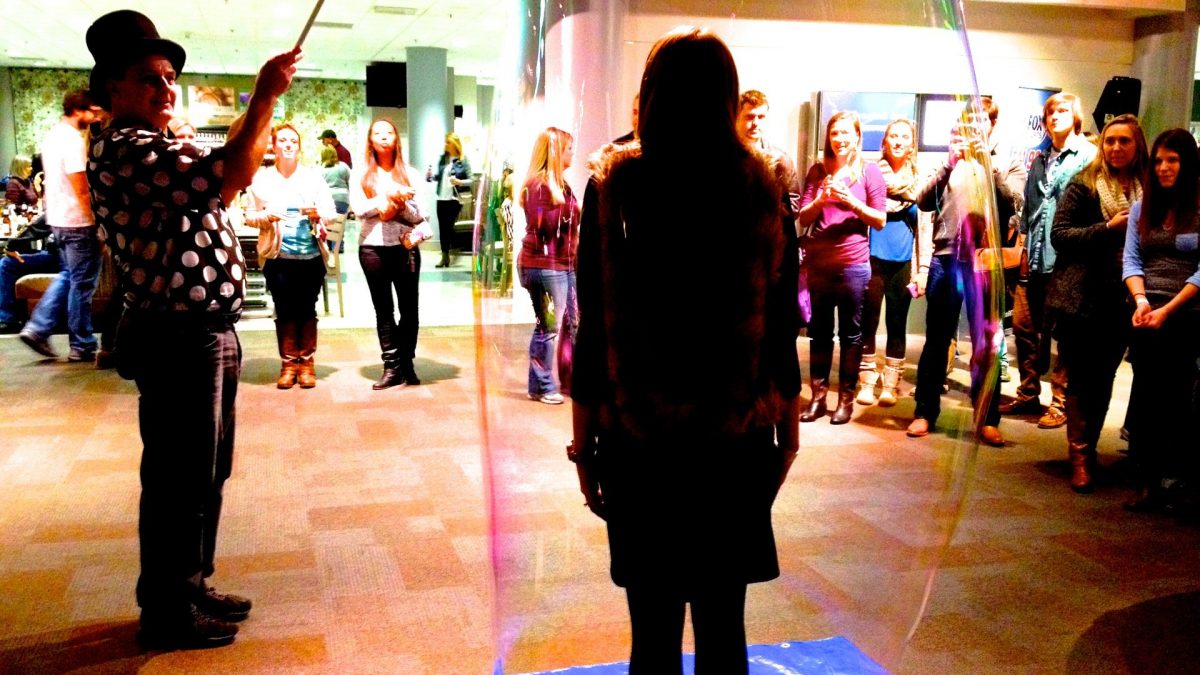 Steve Performing Indoors