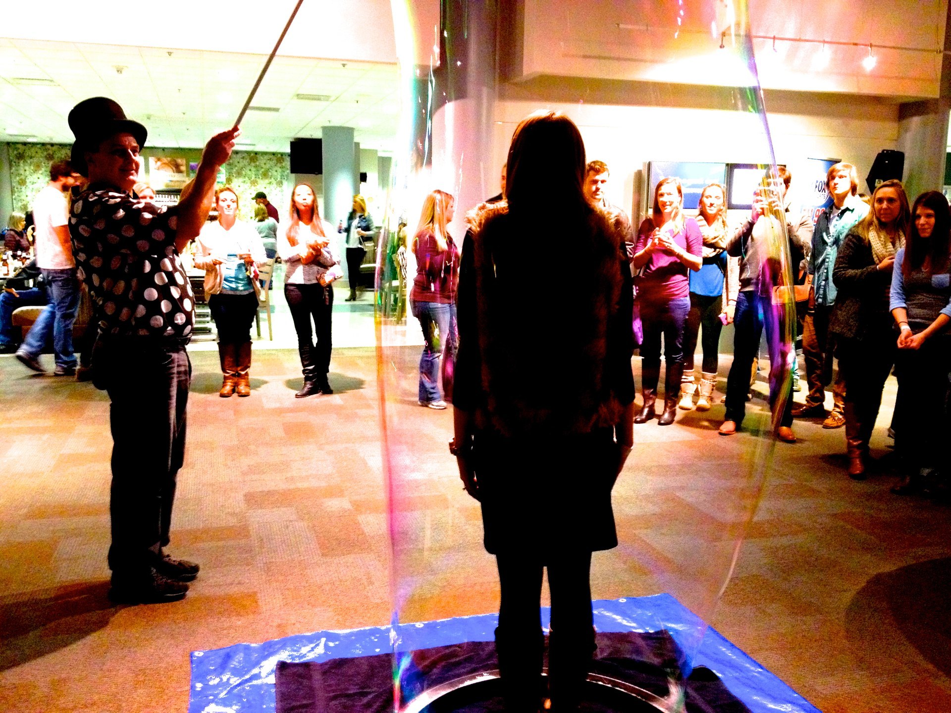Steve Performing Indoors