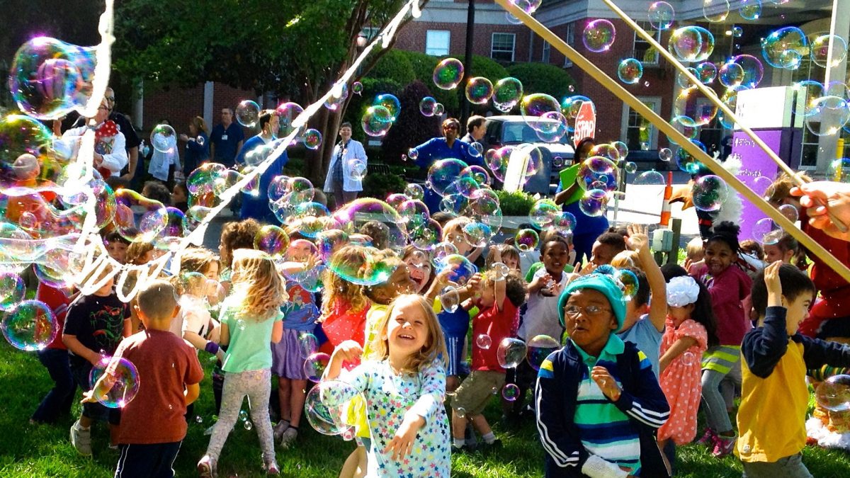 Kids Love Steve's Outdoor Bubbles