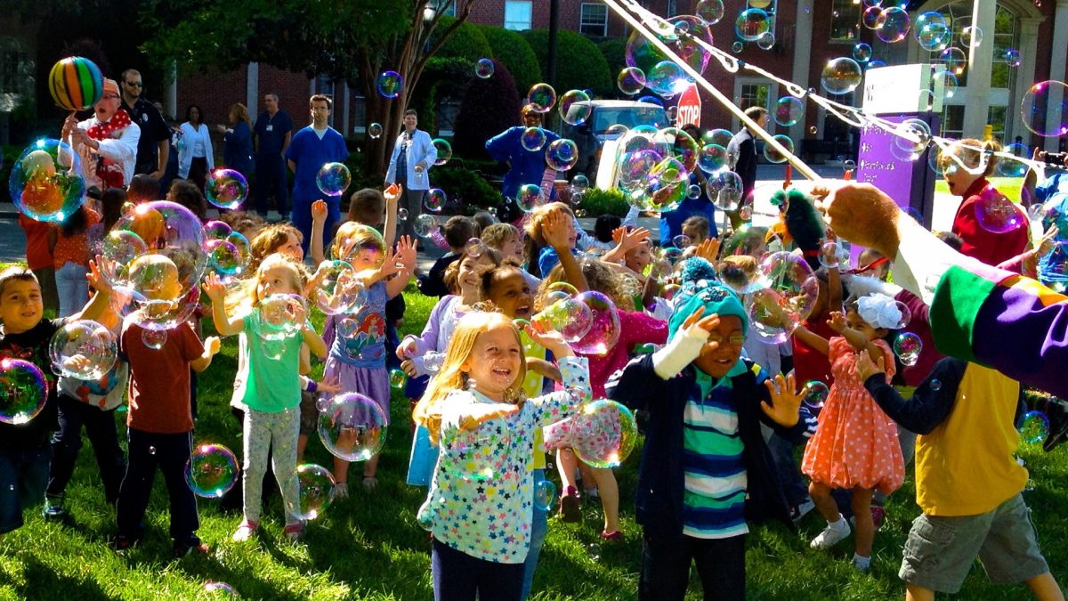 Kids Love Steve's Outdoor Bubbles