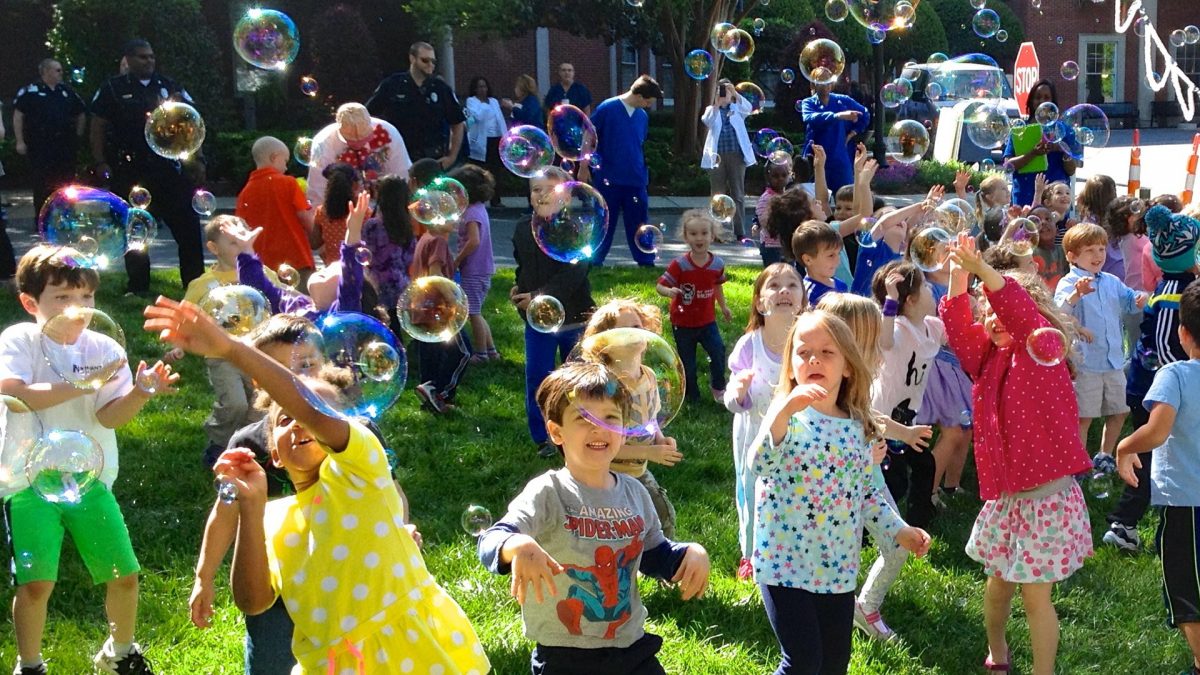 Kids Love Steve's Outdoor Bubbles