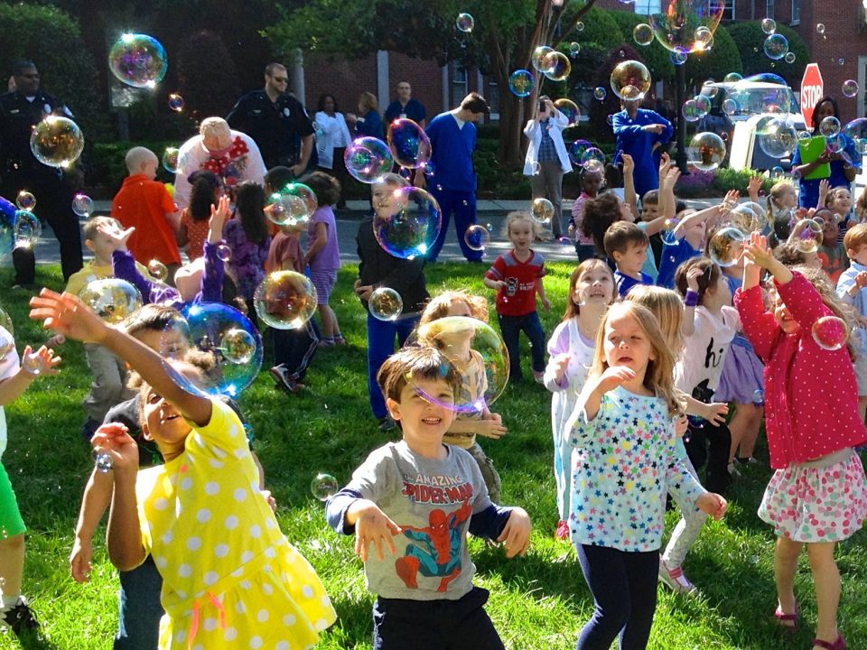 Kids Love Steve's Outdoor Bubbles