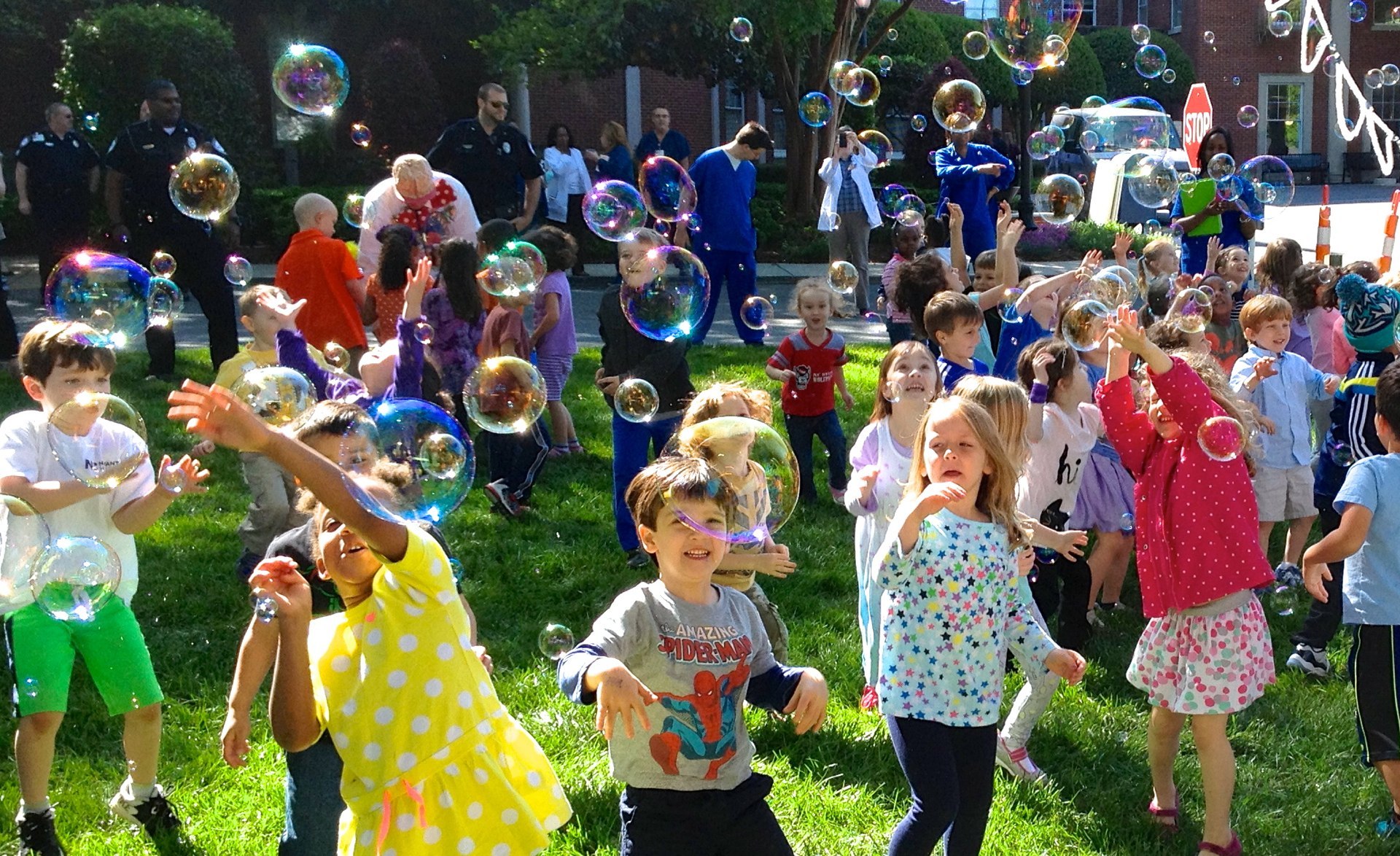 Kids Love Steve's Outdoor Bubbles