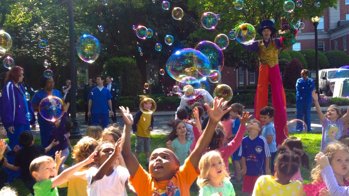 Kids Love Steve's Outdoor Bubbles