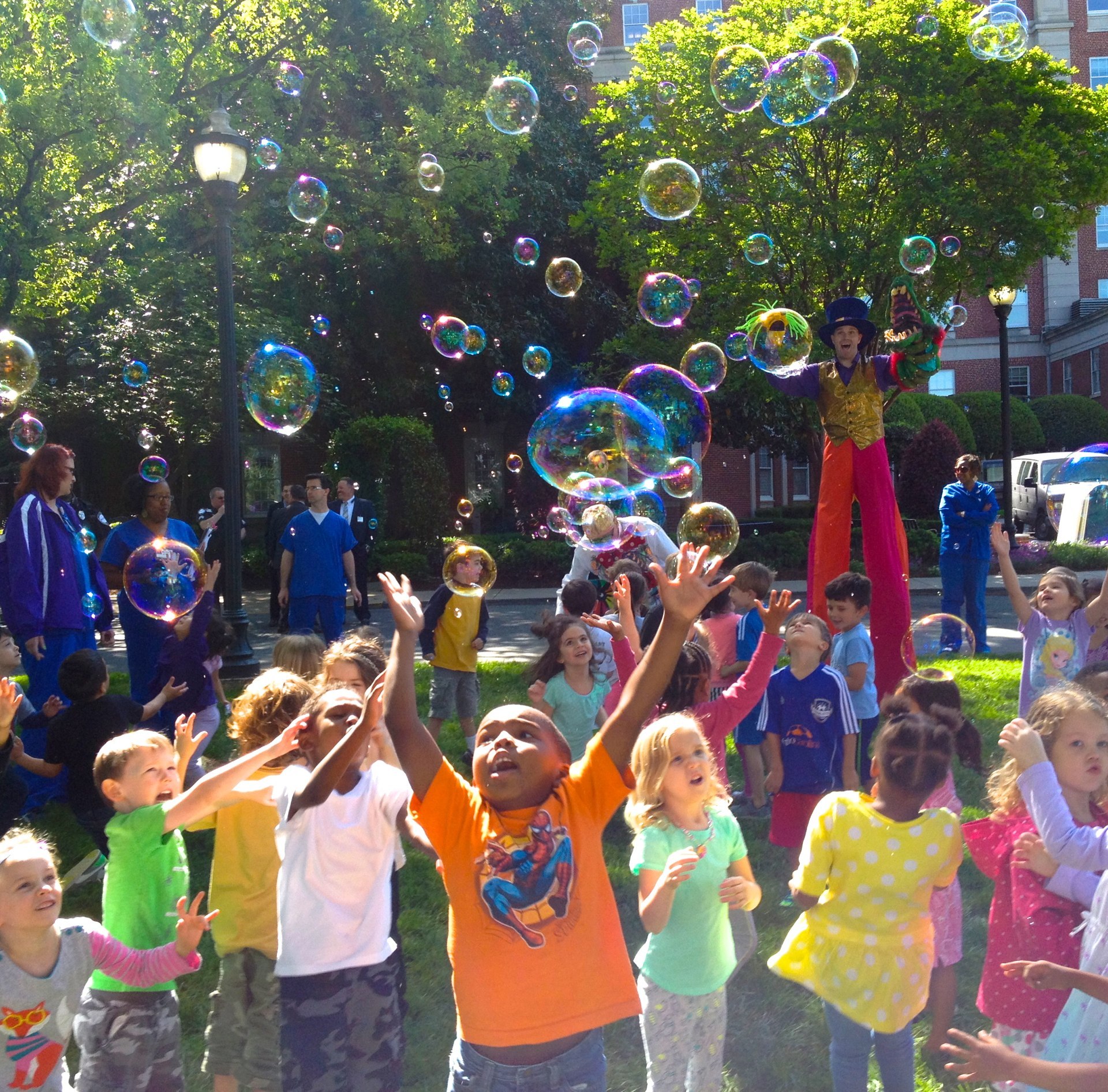 Kids Love Steve's Outdoor Bubbles