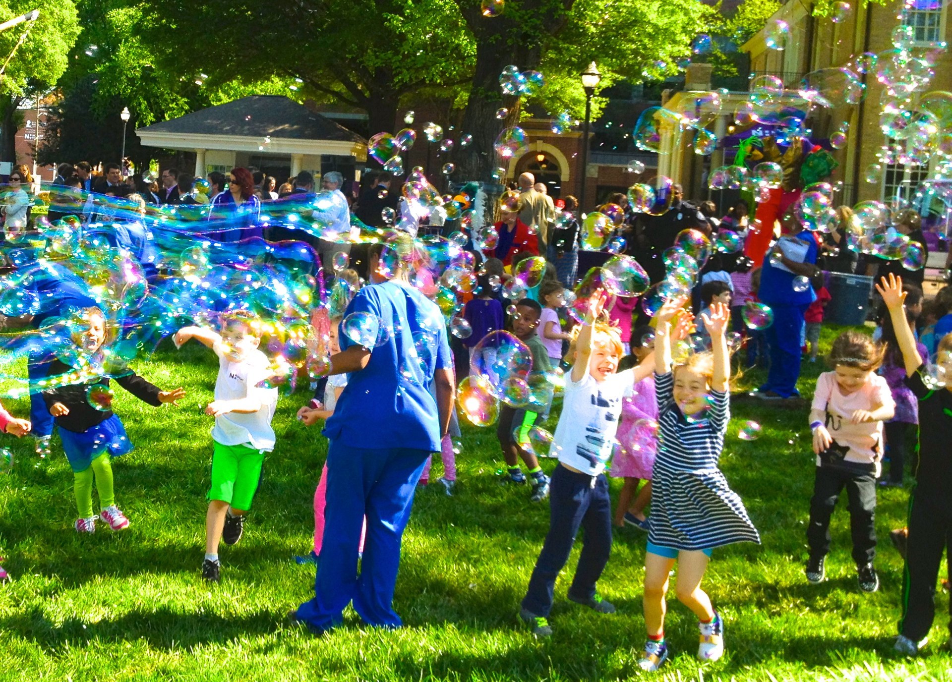 Kids Love Steve's Outdoor Bubbles