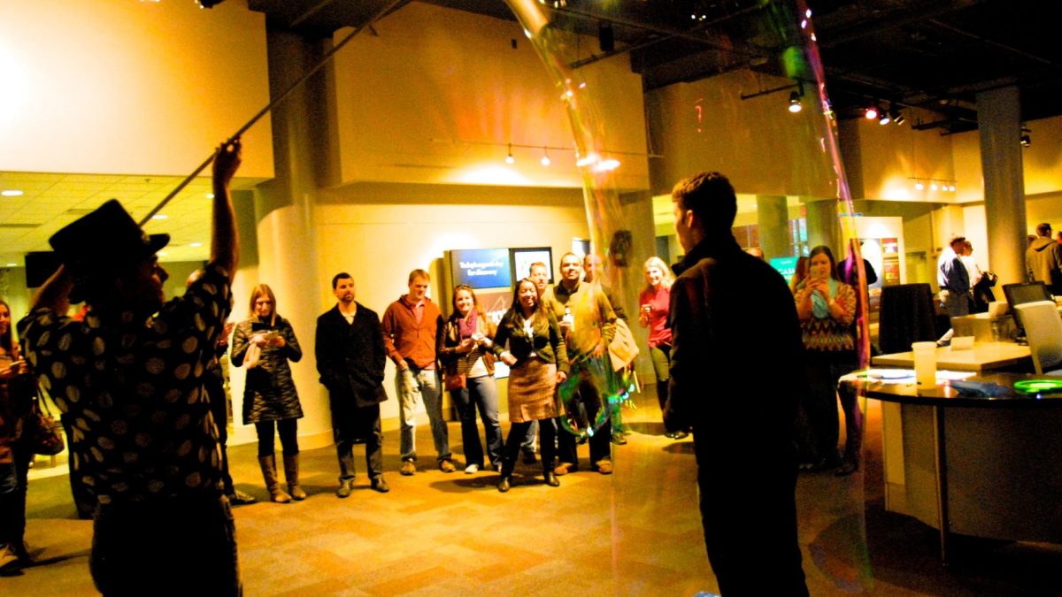 Steve Performing Indoors