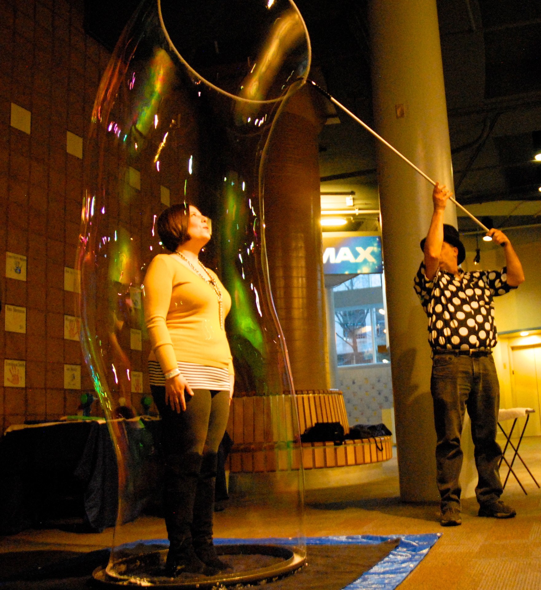 Steve Performing Indoors