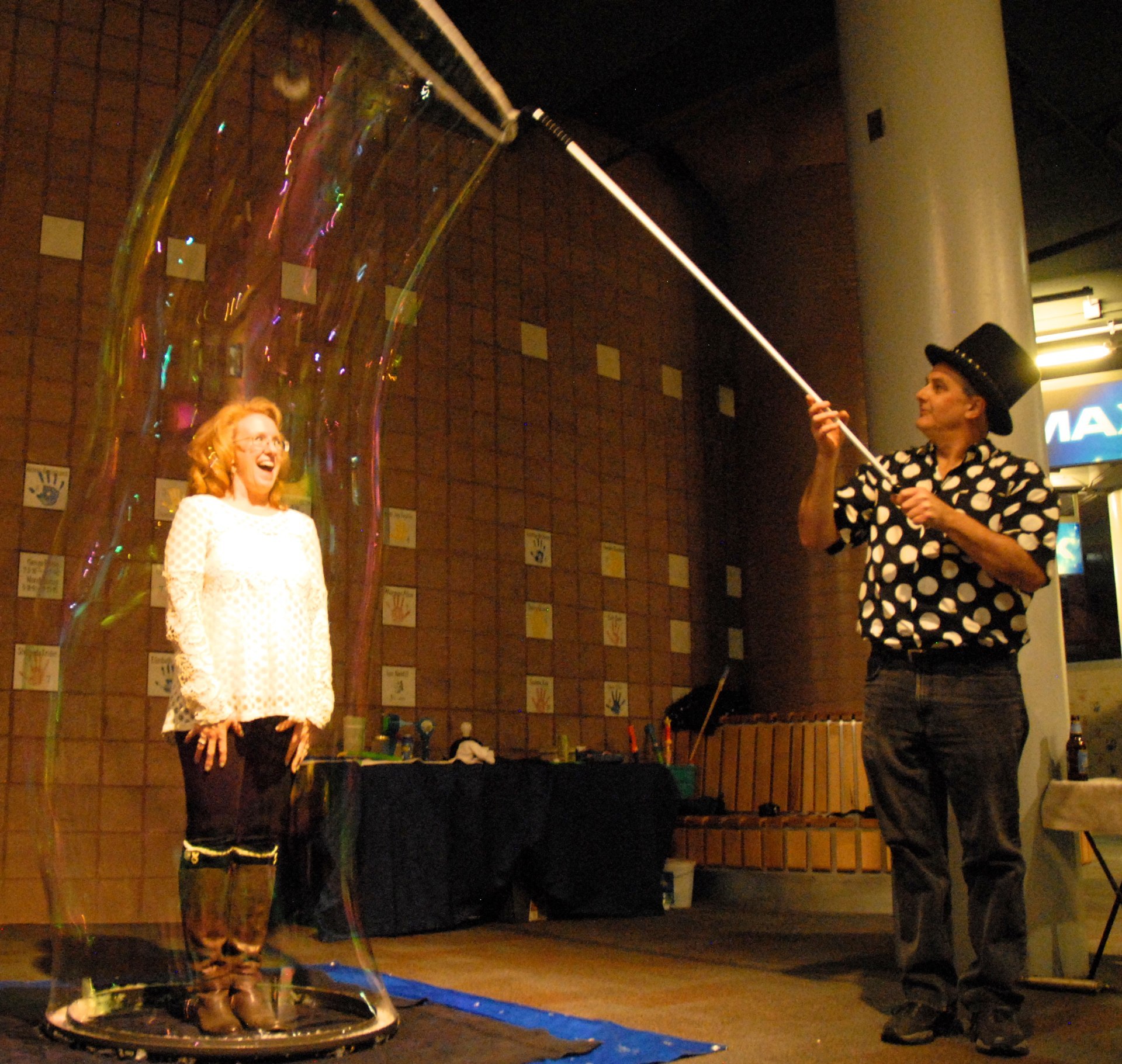 Steve Performing Indoors