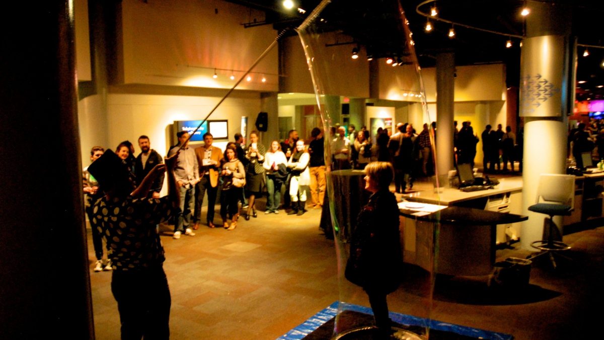 Steve Performing Indoors
