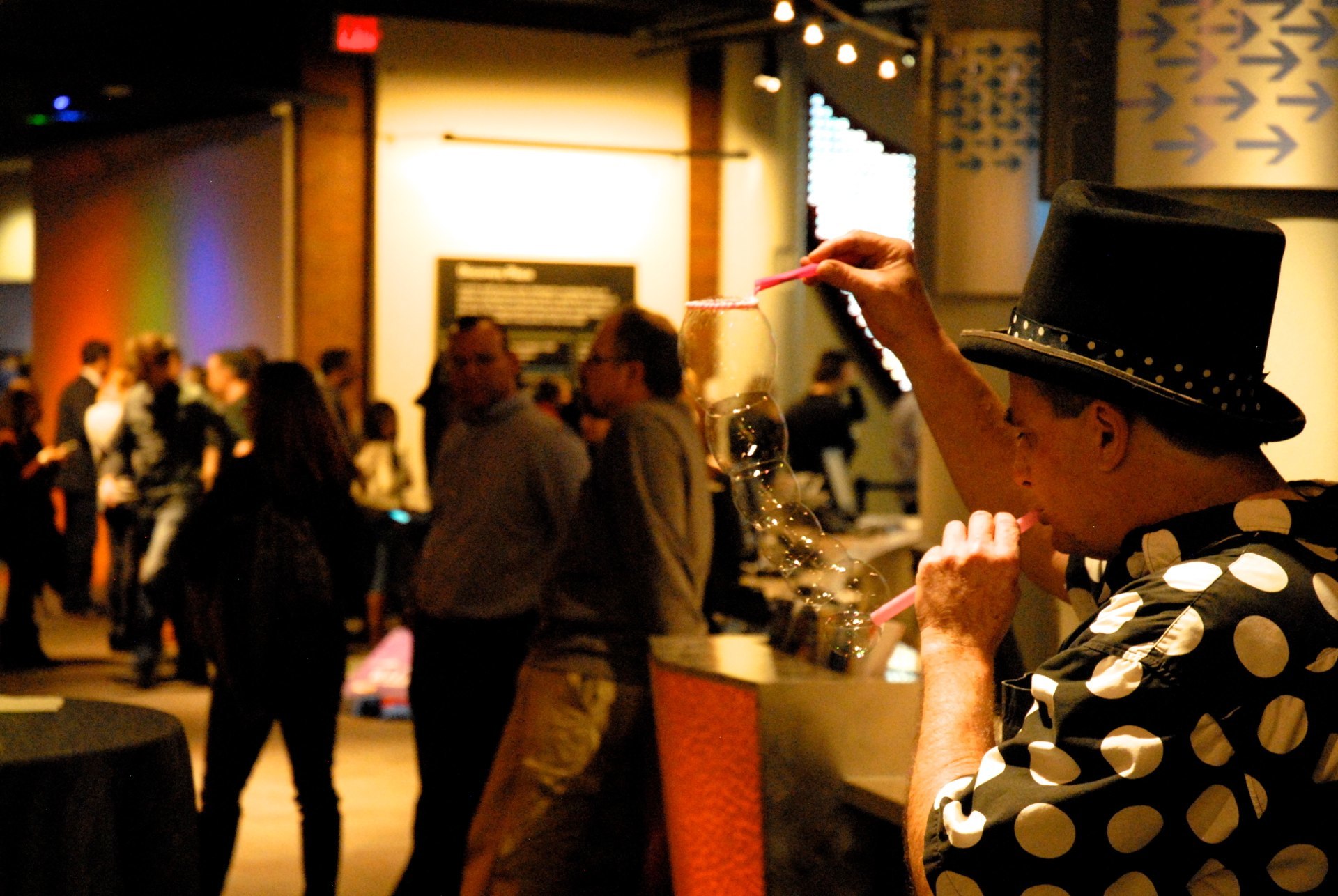 Steve Performing Indoors