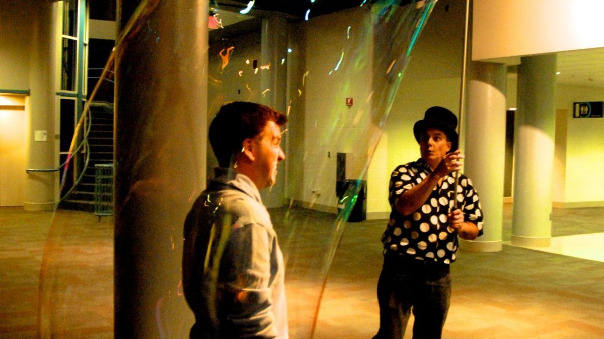 Steve Performing Indoors