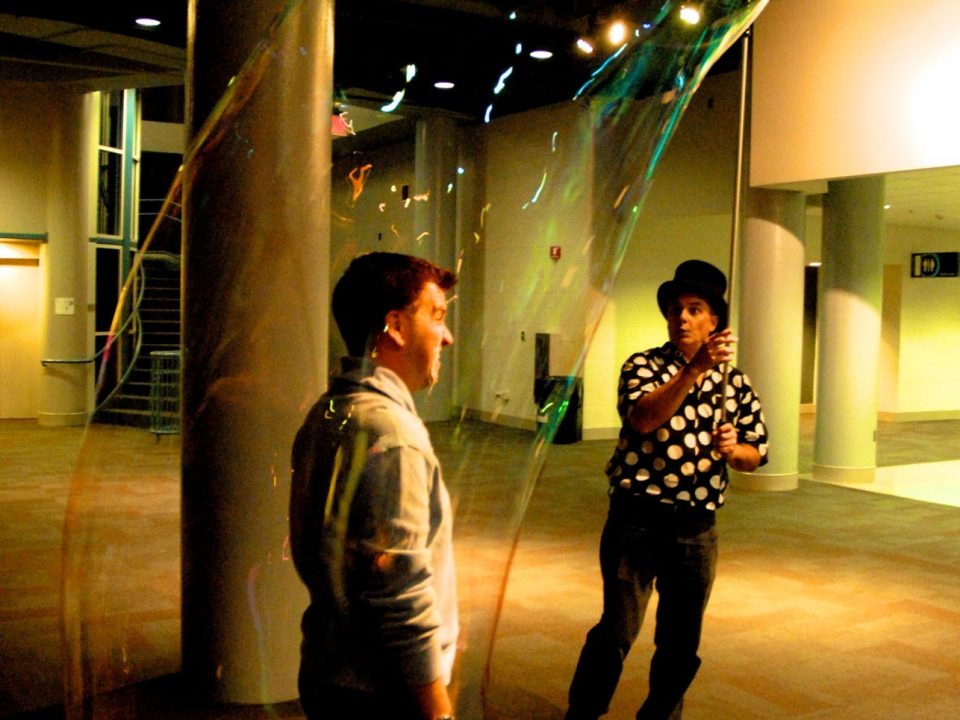 Steve Performing Indoors